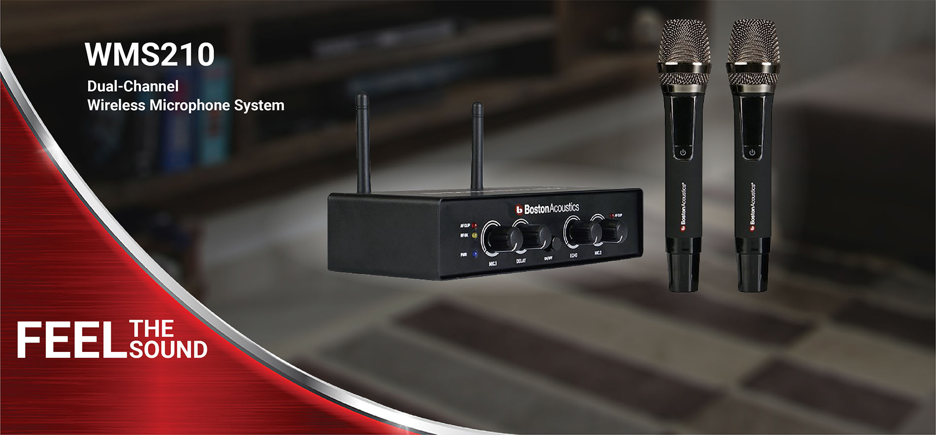Dual-Channel Wireless Microphone System